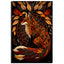 The Golden Autumn Fox | Large Canvas Wall Art | Wall Decor | Modern Living Room Large Wall Art | Bedroom Wall Art | Autumn Wall Decor