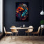 Harmony in Motion, Fish Portrait, Extra Large Canvas Wall Art, Wall Decor, Modern Living Room Large Wall Art, Bedroom Wall Art